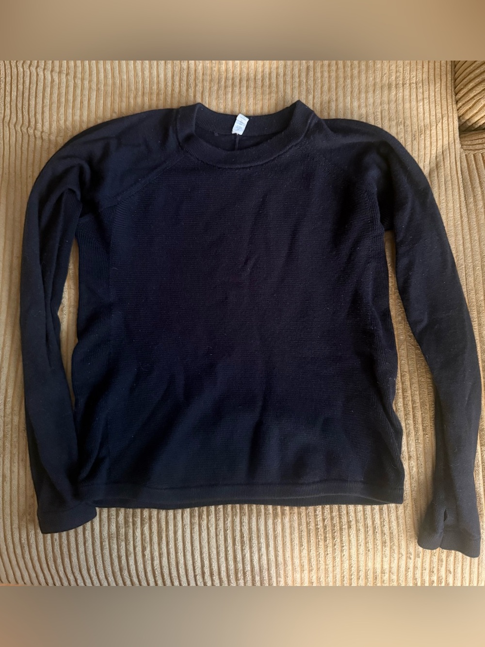 lululemon athletica Black Crewneck Pullover